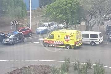 Un joven sufre una caída de un patinete en el Valle de Jinámar (Telde)/TA.